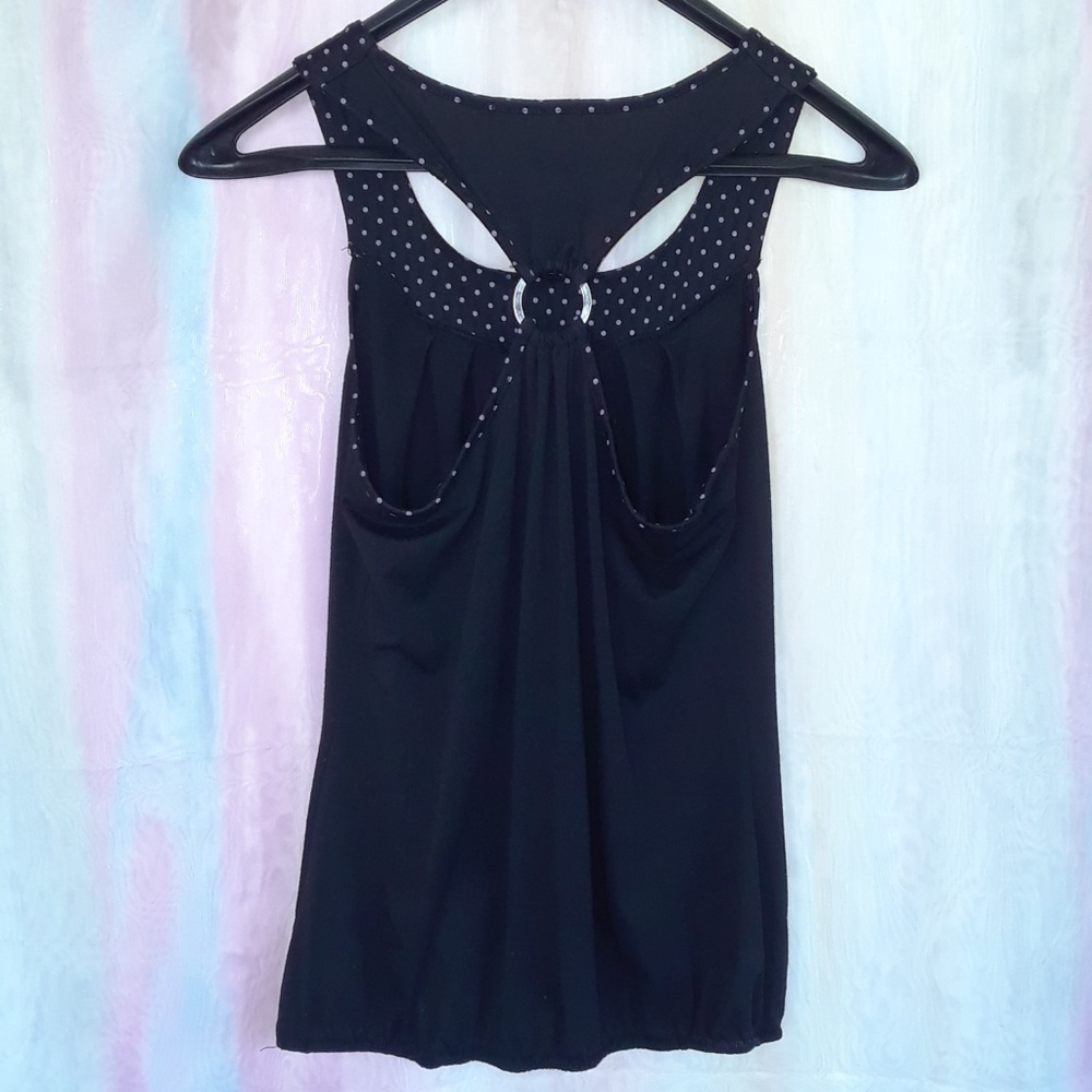 Black Racerback Top - Picture 3 of 6